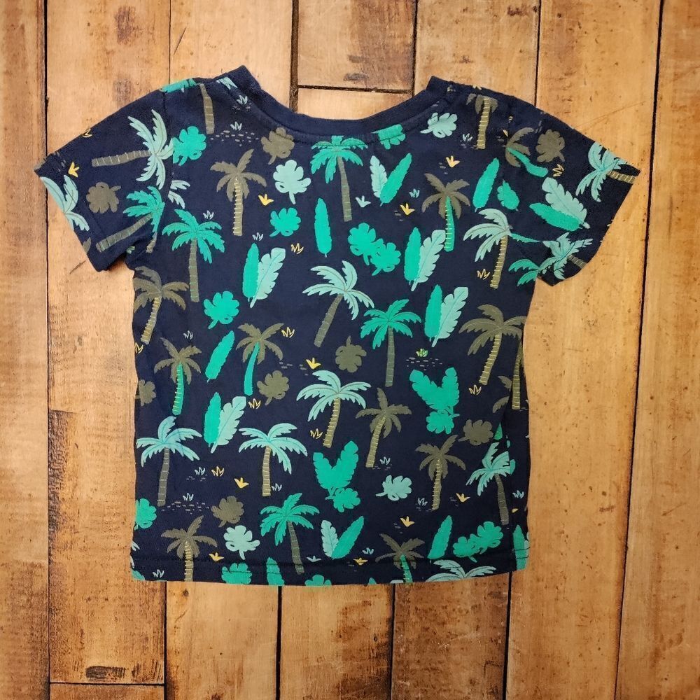 Primark shirt size 18 to 24 months short sleeve palm tree print tropical